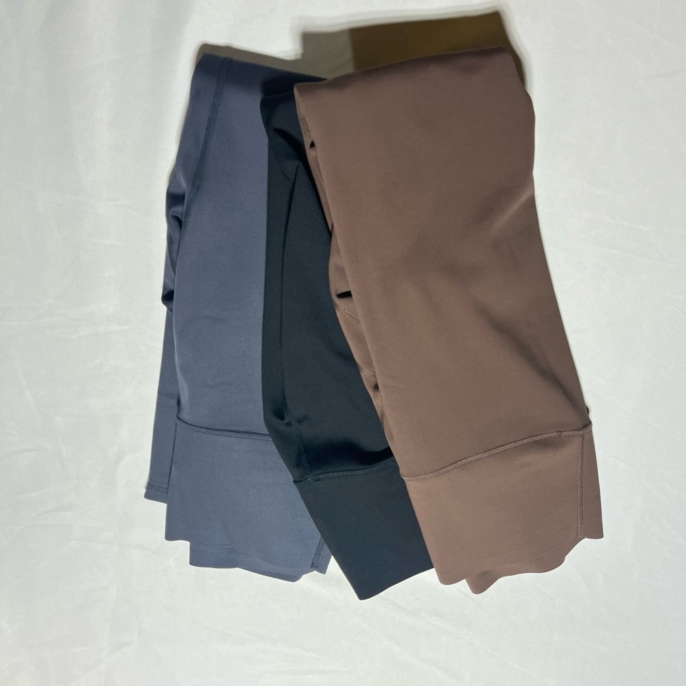 Women's Leggings Set in Black, Gray, and Brown